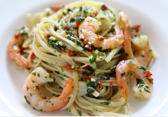 SPAGHETTINI with BLACK GARLIC