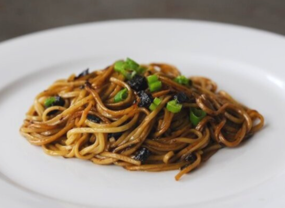 BLACK GARLIC SOBA NOODLES