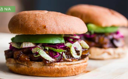 BLACK GARLIC BBQ MUSHROOM SANDWICHES