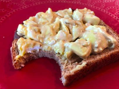 BLACK GARLIC EGG SALAD SANDWICHES