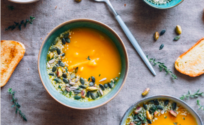 BLACK GARLIC & SQUASH SOUP