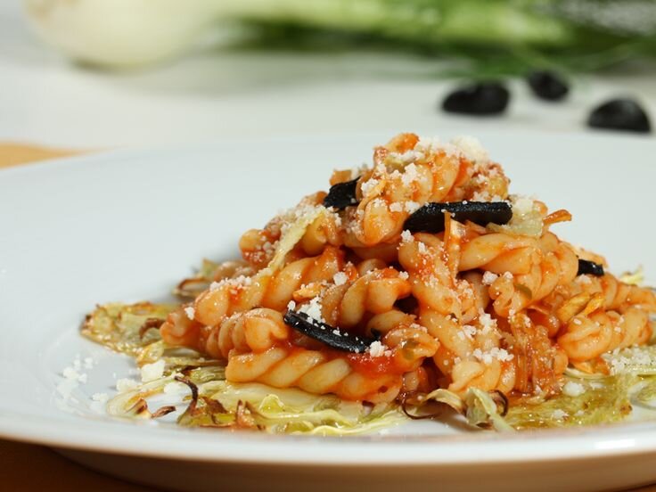 GEMELLI WITH ROASTED FENNEL & BLACK GARLIC