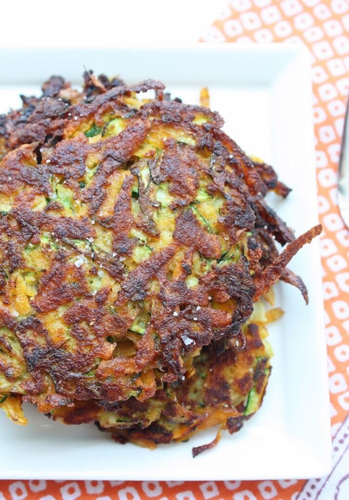 BLACK GARLIC POTATO PANCAKES