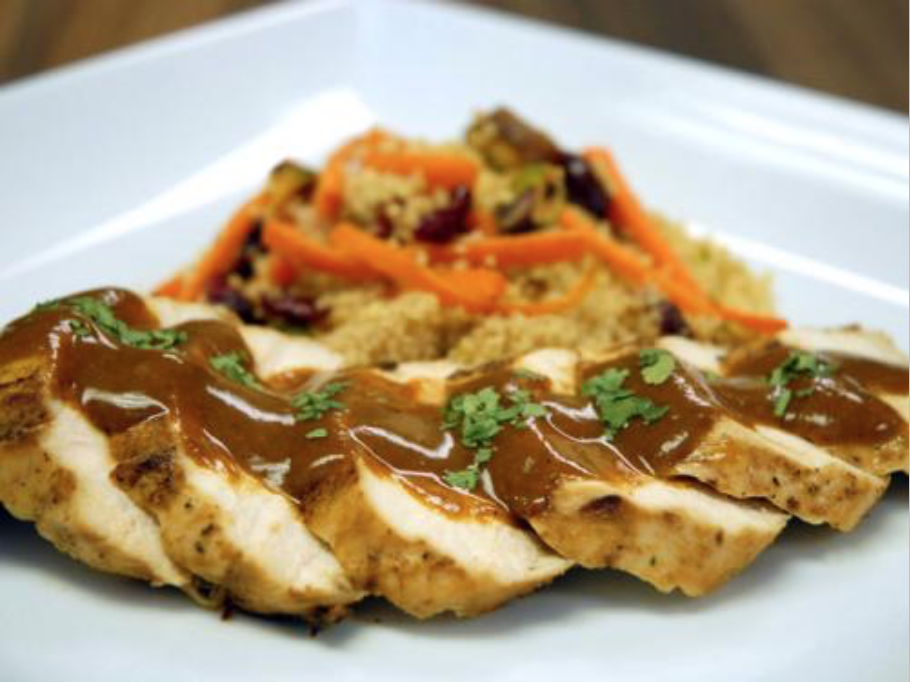 Recipe of the Week: Peach Chile Chicken with Black Garlic