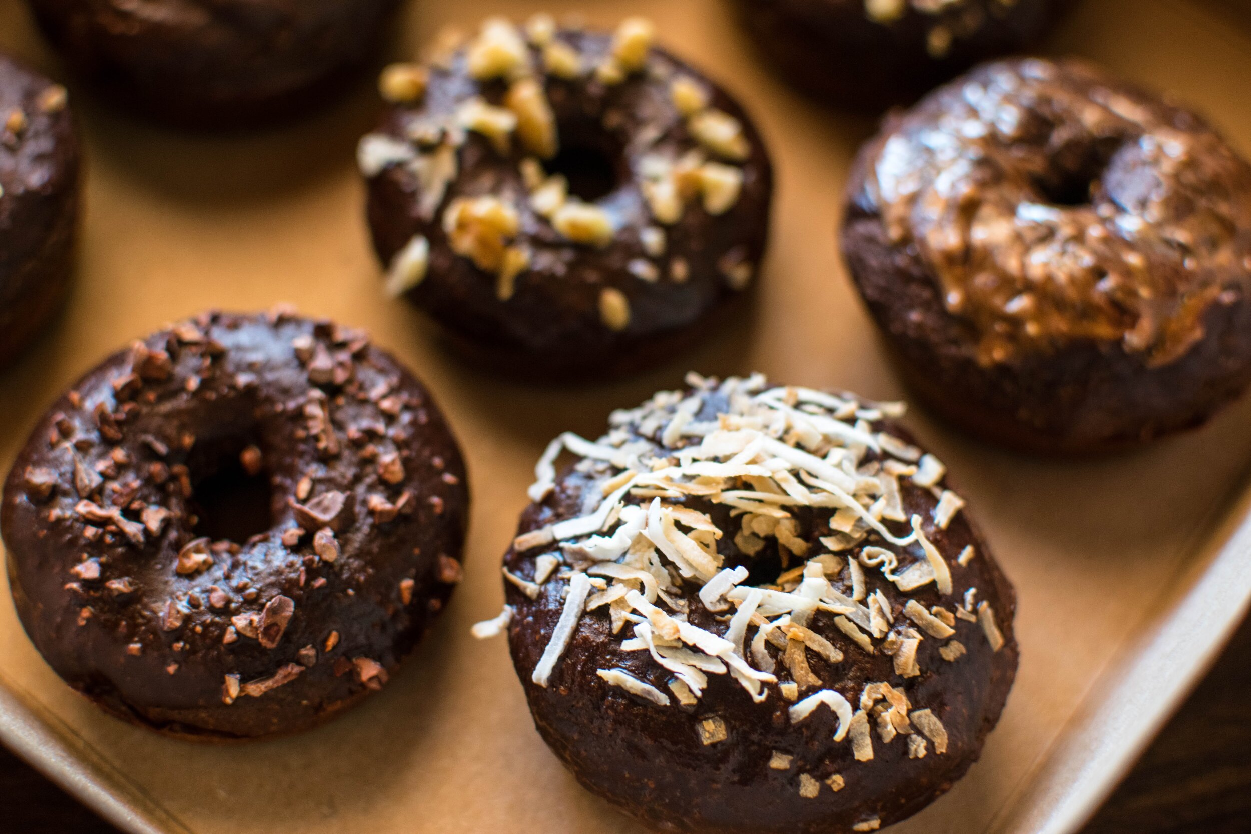 Recipe of the Week: Gluten-free, Dairy-free Black Garlic Chocolate Doughnuts!