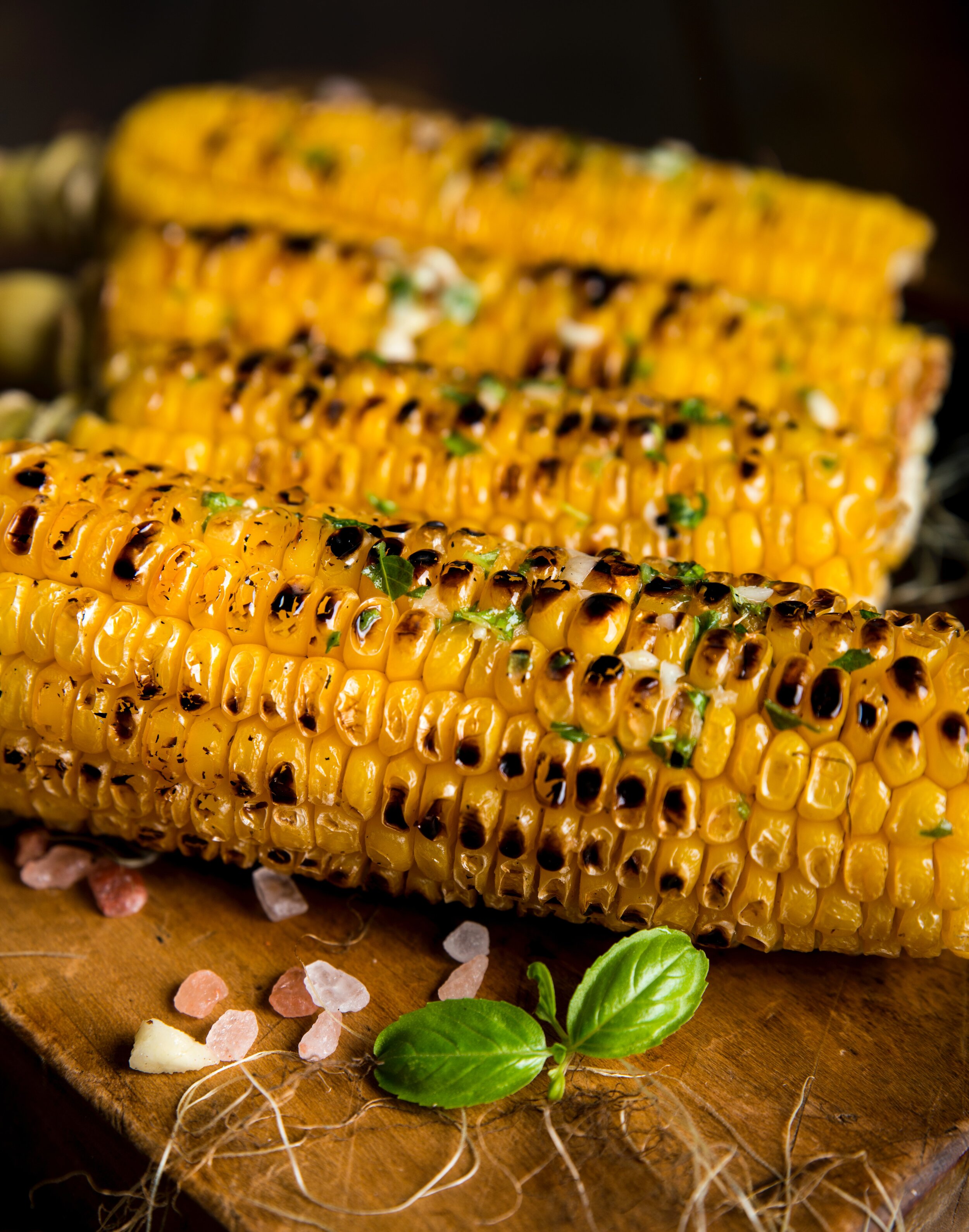 Black Garlic Buttered Sweet Corn
