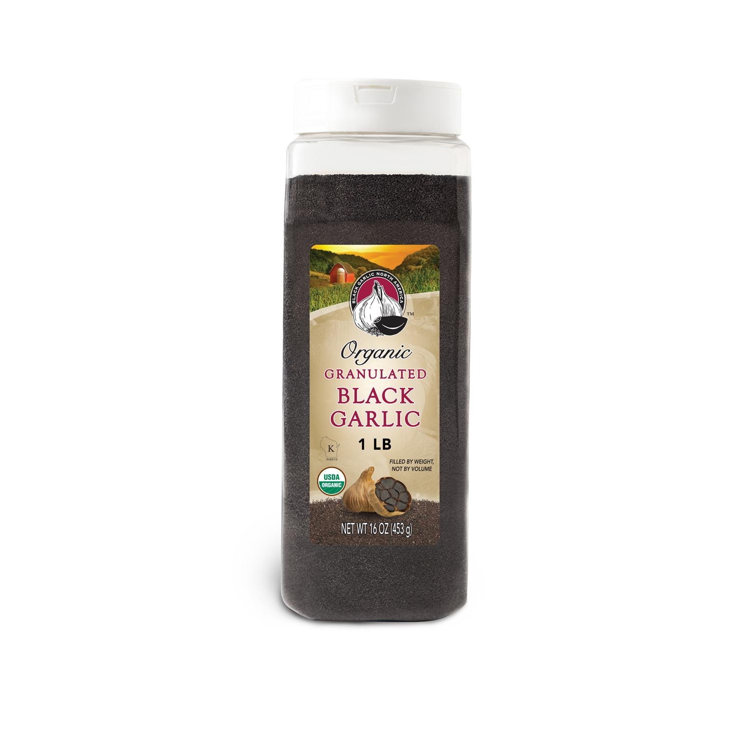 Black Garlic Bargain! -ORGANIC GRANULATED BLACK GARLIC POWDER – 1 LB BULK (POWDER IS CLUMPY)