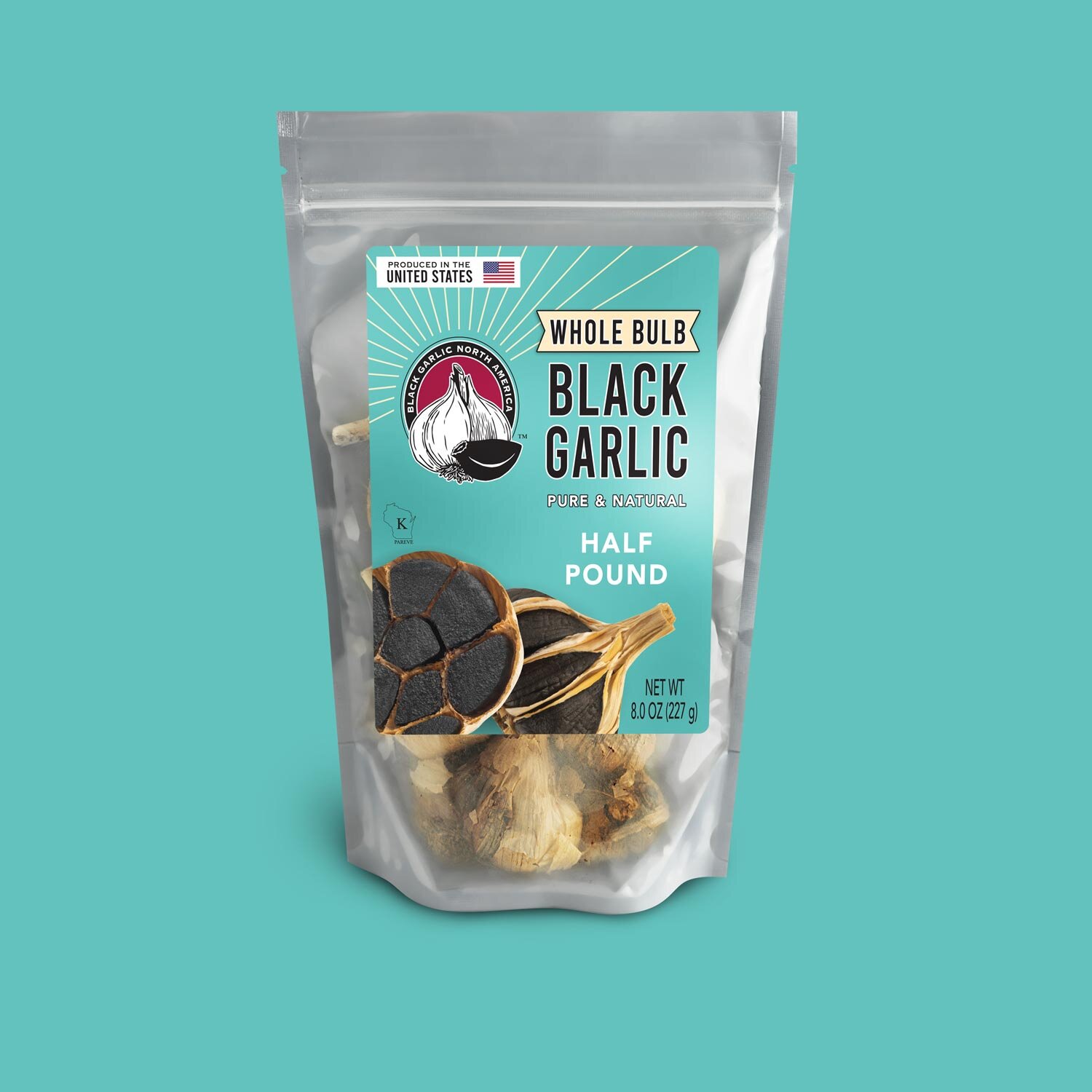 Black Garlic Whole Bulb – 1/2 lb