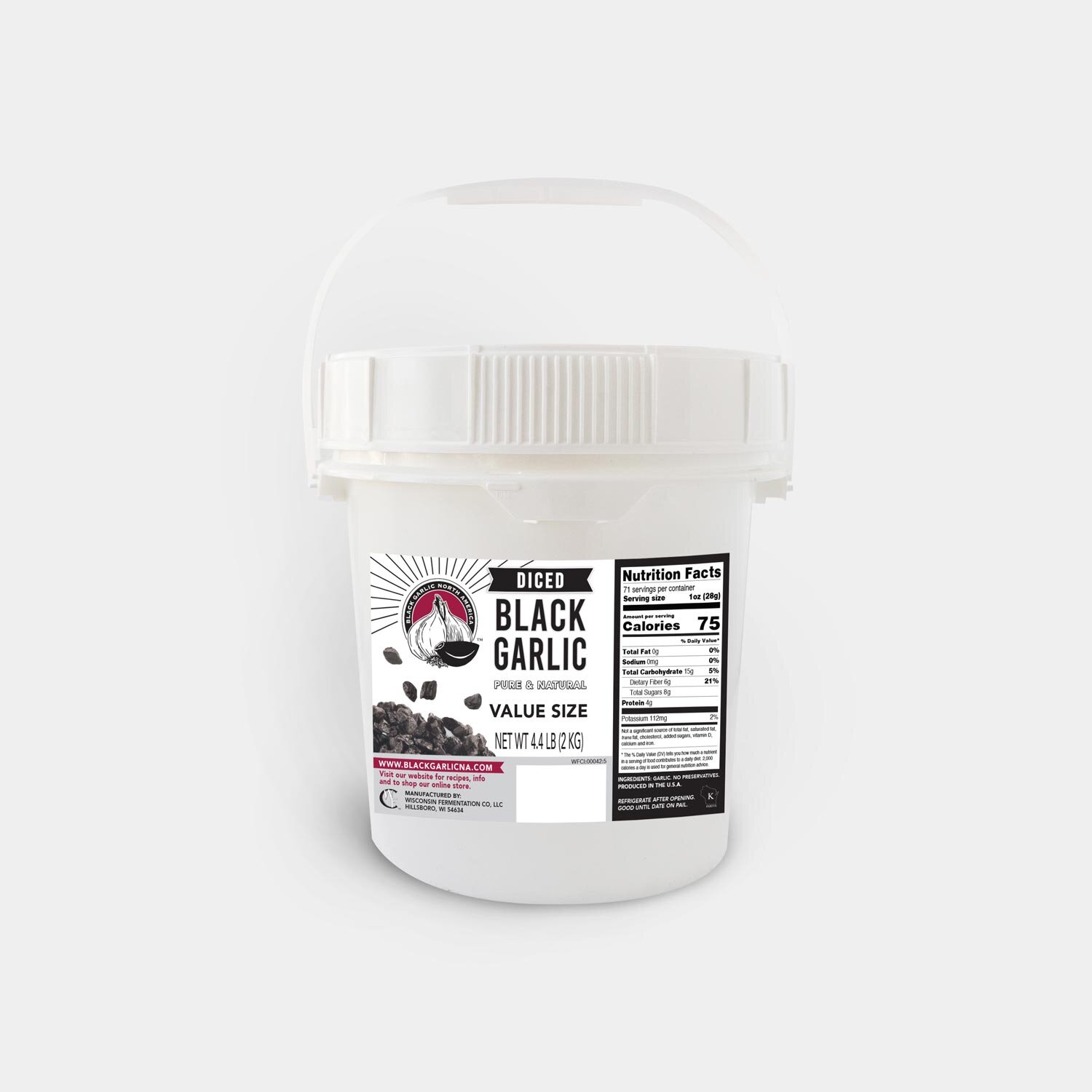 Bulk Diced Black Garlic – Value (4.4 lb)