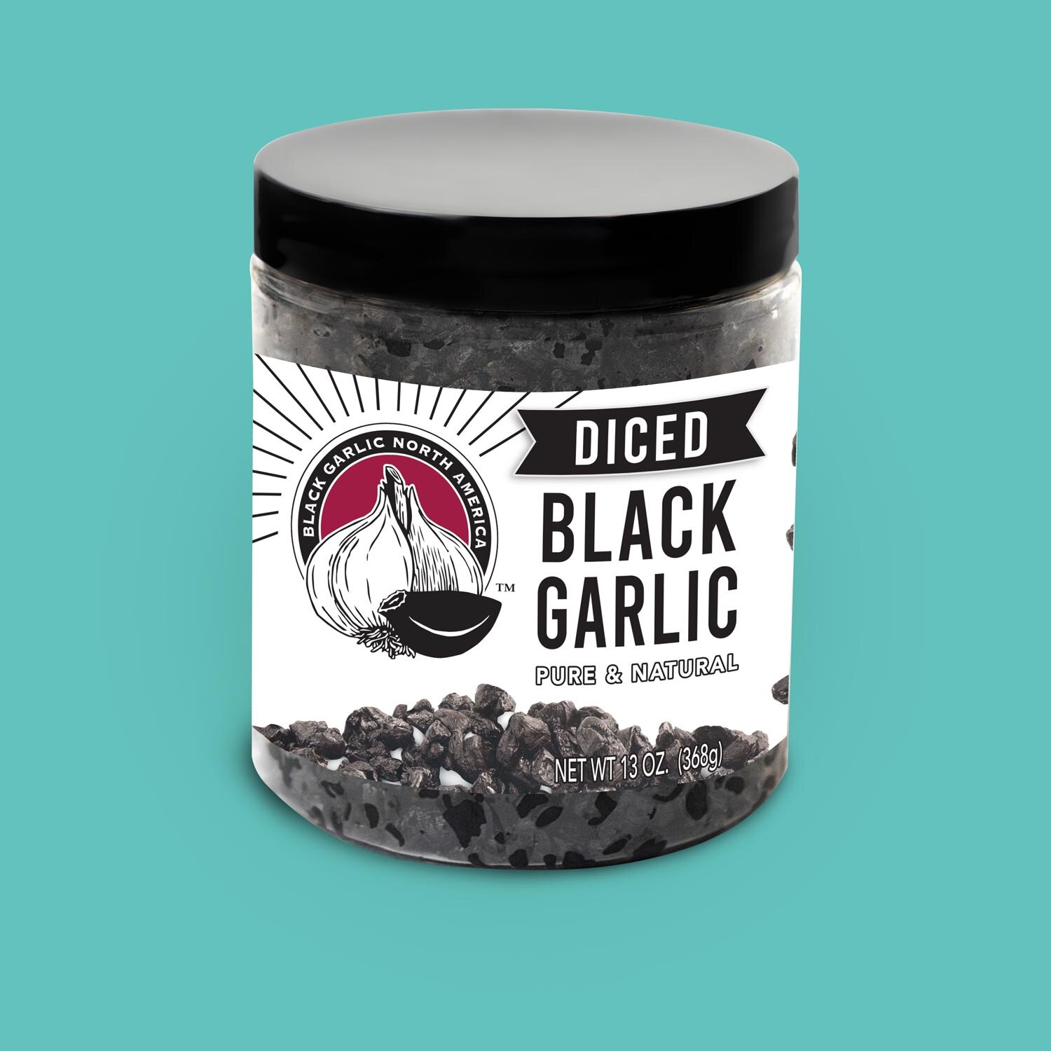 Diced Black Garlic Cloves – 13oz