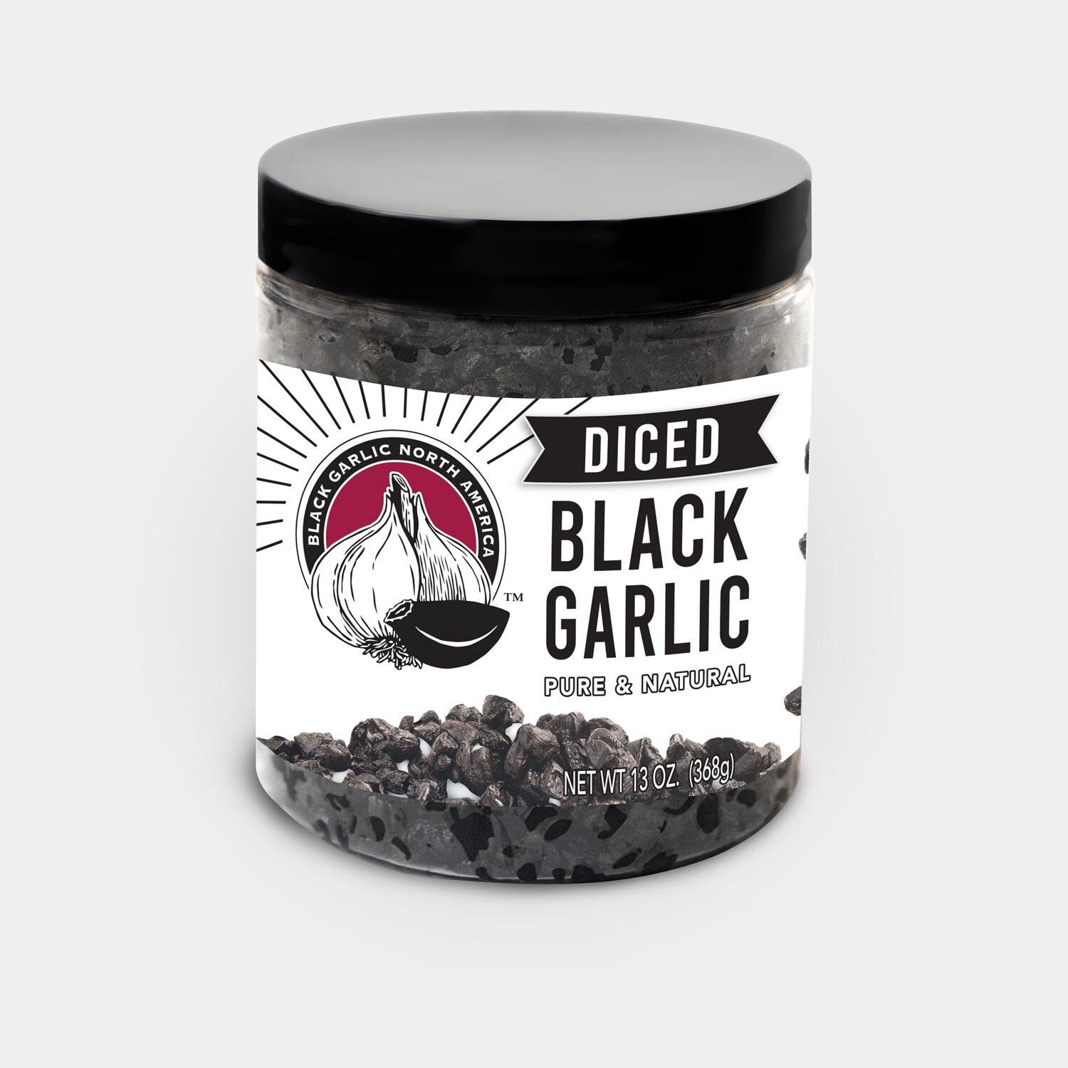 Diced Black Garlic Cloves – 13oz